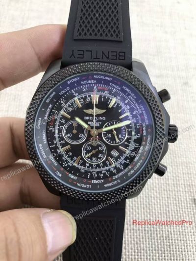 Replica Breitling for Bentley Motors Wathc All Black Mens Watch